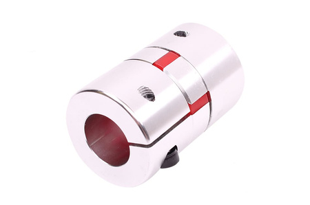 YH10-46-24-24-70 D=46MM D1=D2=24MM L=70MM ALUMINIUM GIUNTO ELASTICO A GRIFFE