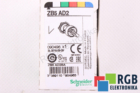 ZB5AD2 SCHNEIDER ELECTRIC INTERRUTTORE A 2 POSIZIONI SENZA RITORNO A MOLLA