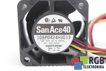109P0424H3013 SANYO DENKI SANACE40 40X40X28MM, 24V, 0.95A VENTILATORE
