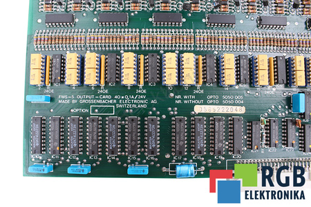 FMS-5 GROSSENBACHER ELEKTRONIK 5050005 OUTPUT CARD