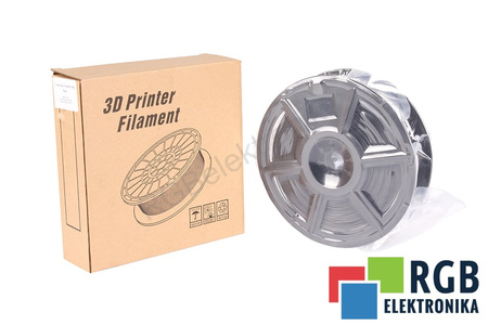 1,75MM PEARL FILAMENT 0.5KG BLACK FLASHFORGE DIMENSIONE ESTERNA DELLA BOBINA 180MM, DIMENSIONE INTERNA DELLA BOBINA 50MM, LARGHEZZA DELLA BOBINA 45MM
