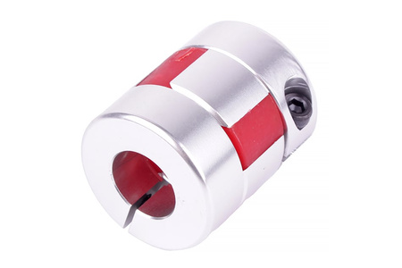 YH10-25-8-12-30 D=25MM D1/D=8/12MM L=30MM ALUMINIUM GIUNTO ELASTICO A GRIFFE
