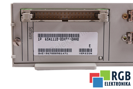 6SN1118-0DH21-0AA0 SIEMENS SIMODRIVE 611-D VERSION E