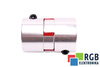 YH10-30-14-14-50 D=30MM D1/D2=14/14MM L=50MM ALUMINIUM GIUNTO ELASTICO A GRIFFE