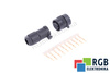 SPINA DI SEGNALE I/O HR34B-12WPA-10S(71) XM-JN1DS10SL-M-D-C FANUC 10 PIN SOSTITUTO