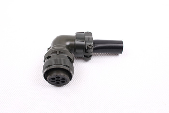 SPINA ANGOLATA FEMMINA XMS4108A20-15S PER AZIONAMENTI SERVO YASKAWA 7 PIN SOSTITUTO