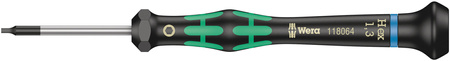 CACCIAVITE ESAGONALE HEX-PLUS DI PRECISIONE 05118064001 WERA 2054 40MM, 1.3MM