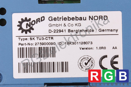 SK TU3-CTR NORD PANNELLO DI CONTROLLO E COMANDO