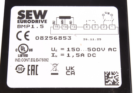 8256853 SEW EURODRIVE BMP 1.5 RADDRIZZATORE DEL FRENO