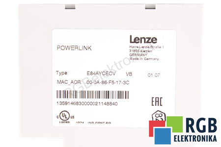 E84AYCECV LENZE MODULO DI COMUNICAZIONE PROFINET PER INVERTER LENZE 8400