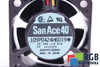 A90L-0001-0385#A FANUC 109P0424H6D19 40X40X20MM, 24V VENTILATORE