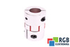 YH10-65-35-35-90 D=65MM D1=D2=35MM L=90MM ALUMINIUM GIUNTO ELASTICO A GRIFFE