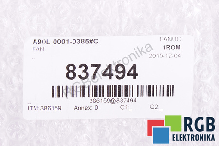 A90L-0001-0385#C FANUC 9WF0424H6D03A 40X40X20MM, 24V VENTILATORE