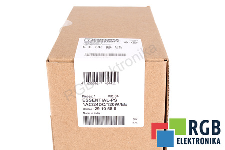 2910586 PHOENIX CONTACT ESSENTIAL-PS 1AC/24DC/120W/EE