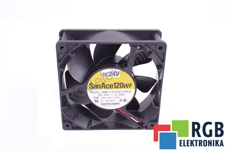 A90L-0001-0509 FANUC 9WF1224H1D03 119X119X38MM, 24V VENTILATORE