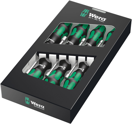 ASSORTIMENTO DI GIRAVITE-CHIAVE A BUSSOLA ESAGONALE, 7 PEZZI 05029510001 WERA 395 HO/7 SM