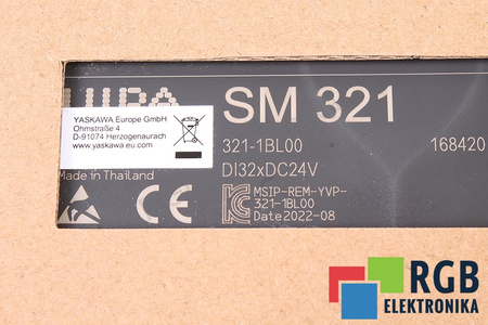 321-1BL00 YASKAWA VIPA SM321 EQUIVALENTE 6ES7321-1BL00-0AA0