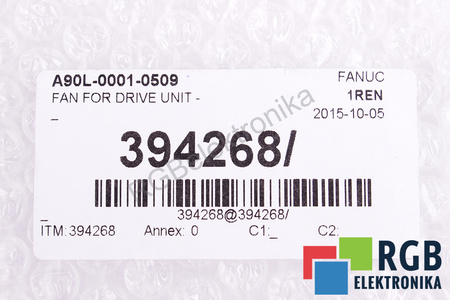 A90L-0001-0509 FANUC 9WF1224H1D03 119X119X38MM, 24V VENTILATORE