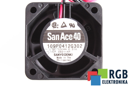 109P0412G302 SANYO DENKI 40X40X28MM, 12V VENTILATORE