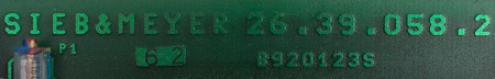 R-SERVO 5.1 SIEB & MEYER 56901SK 26.39.058.2