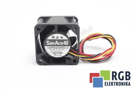 109P0424H3013 SANYO DENKI SANACE40 40X40X28MM, 24V, 0.95A VENTILATORE