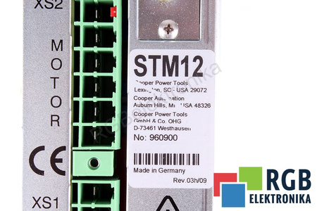 STM12 COOPER TOOLS 960900 REV.03H/09