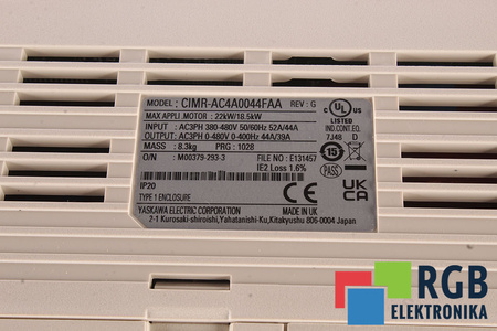 CIMR-AC4A0044FAA YASKAWA A1000