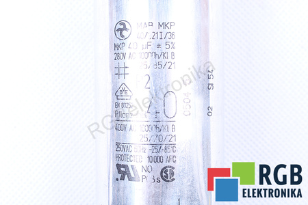CONDENSATORE MAB MKP 40/321I/36 40UF, 280V