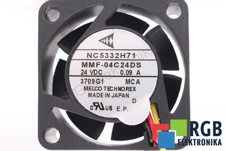 MMF-04C24DS MELCO TECHNOREX NC5332H71 40X40X15MM, 24V, 0.09A VENTILATORE