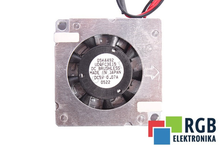 UDQFC3E15 PANASONIC 35X35X7MM, 5V, 0.07A VENTILATORE