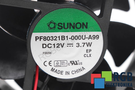 PF80321B1-000U-A99 SUNON 80X80X32MM, 12V VENTILATORE