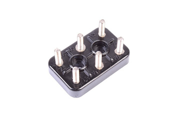 50X32MM 6 M4 PIASTRA MORSETTIERA