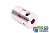 YH10-46-16-16-70 D=46MM D1= D2=16MM L=70MM ALUMINIUM GIUNTO ELASTICO A GRIFFE