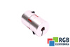 YH10-30-8-8-50 D=30MM D1/D2=8/8MM L=50MM ALUMINIUM GIUNTO ELASTICO A GRIFFE