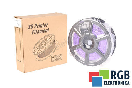 1,75MM PEARL FILAMENT 0.5KG PURPLE FLASHFORGE DIMENSIONE ESTERNA DELLA BOBINA 180MM, DIMENSIONE INTERNA DELLA BOBINA 50MM, LARGHEZZA DELLA BOBINA 45MM