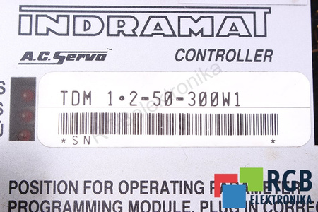 TDM1.2-50-300-W1 INDRAMAT AC SERVO CONTROLLER