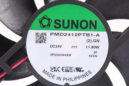 PMD2412PTB1-A(2).R.GN SUNON 120X120X25MM 24V 11.8W VENTILATORE