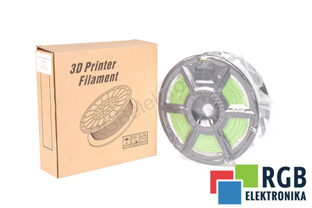 1,75MM HS PLA FILAMENT 0.5KG GREEN FLASHFORGE DIMENSIONE ESTERNA DELLA BOBINA 180MM, DIMENSIONE INTERNA DELLA BOBINA 50MM, LARGHEZZA DELLA BOBINA 45MM
