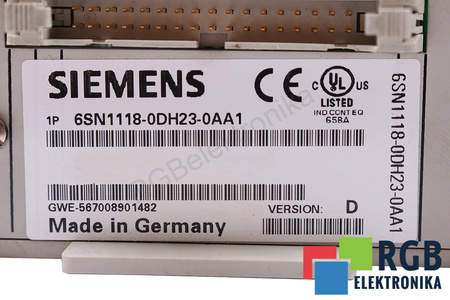 6SN1118-0DH23-0AA1 SIEMENS SIMODRIVE 611-D VERSION D