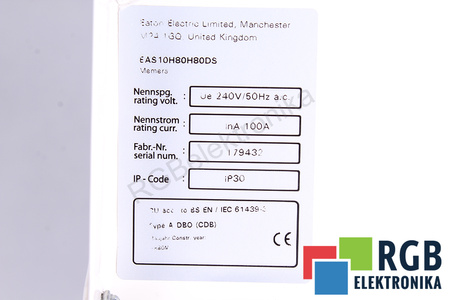 EAS10H80H80DS EATON IDT 394X223X113MM