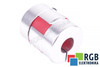 YH10-25-6-10-30 D=25MM D1/ D2=6/10MM L=30MM ALUMINIUM GIUNTO ELASTICO A GRIFFE