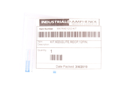 PRESA MA7RAE1202-KIT INDUSTRIAL APHENOL 12PIN