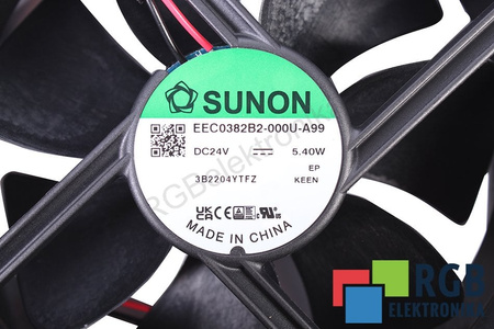 EEC0382B2-000U-A99 SUNON 120X120X38MM, 24V VENTILATORE