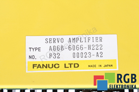 A06B-6066-H222 FANUC SERVO AMPLIFIER