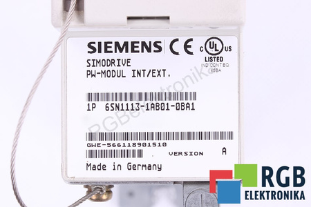 6SN1113-1AB01-0BA1 SIEMENS SIMODRIVE 611 VERSION A