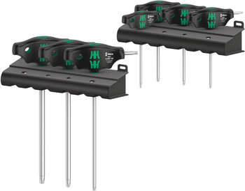 ASSORTIMENTO DI GIRAVITE A T TORX CON FUNZIONE DI RITEGNO, 7 PEZZI 05023452001 WERA 467/7 TORX HF SET 1