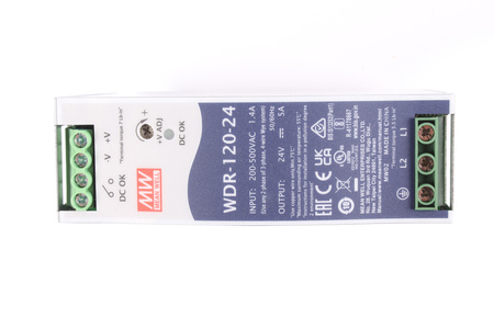 WDR-120-24 MEAN WELL DIN AC/DC ALIMENTATORE