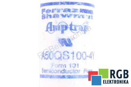 FUSIBILE A50QS100-4Y FERRAZ 500V, 100A
