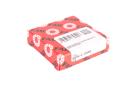 6006-C-2HRS C3 FAG 30X55X13 CUSCINETTO A SFERE A CONTATTO OBLIQUO