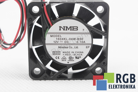 1604KL-04W-B50 MINEBEA NMB 40X40X10MM, 12V, 0.10A VENTILATORE